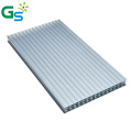 Malaysia Wholesale Price Skylight Dome 4X8 Plastic Twinwall Polycarbonate Hollow Sheet Roofing Sheet For Wall Panel